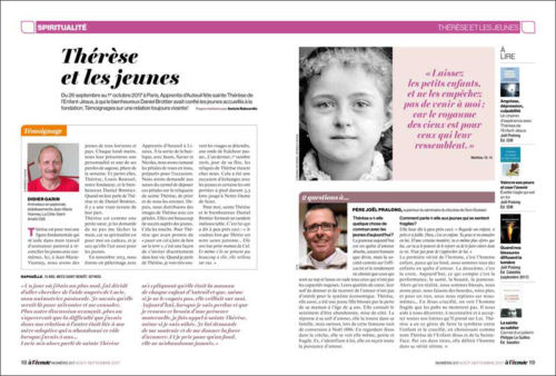 A l'écoute 217 - août-septembre 2017